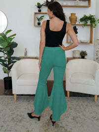 FAM-FAM High-Low Bootcut Pants - Pahabu - Women's Clothing & Shop