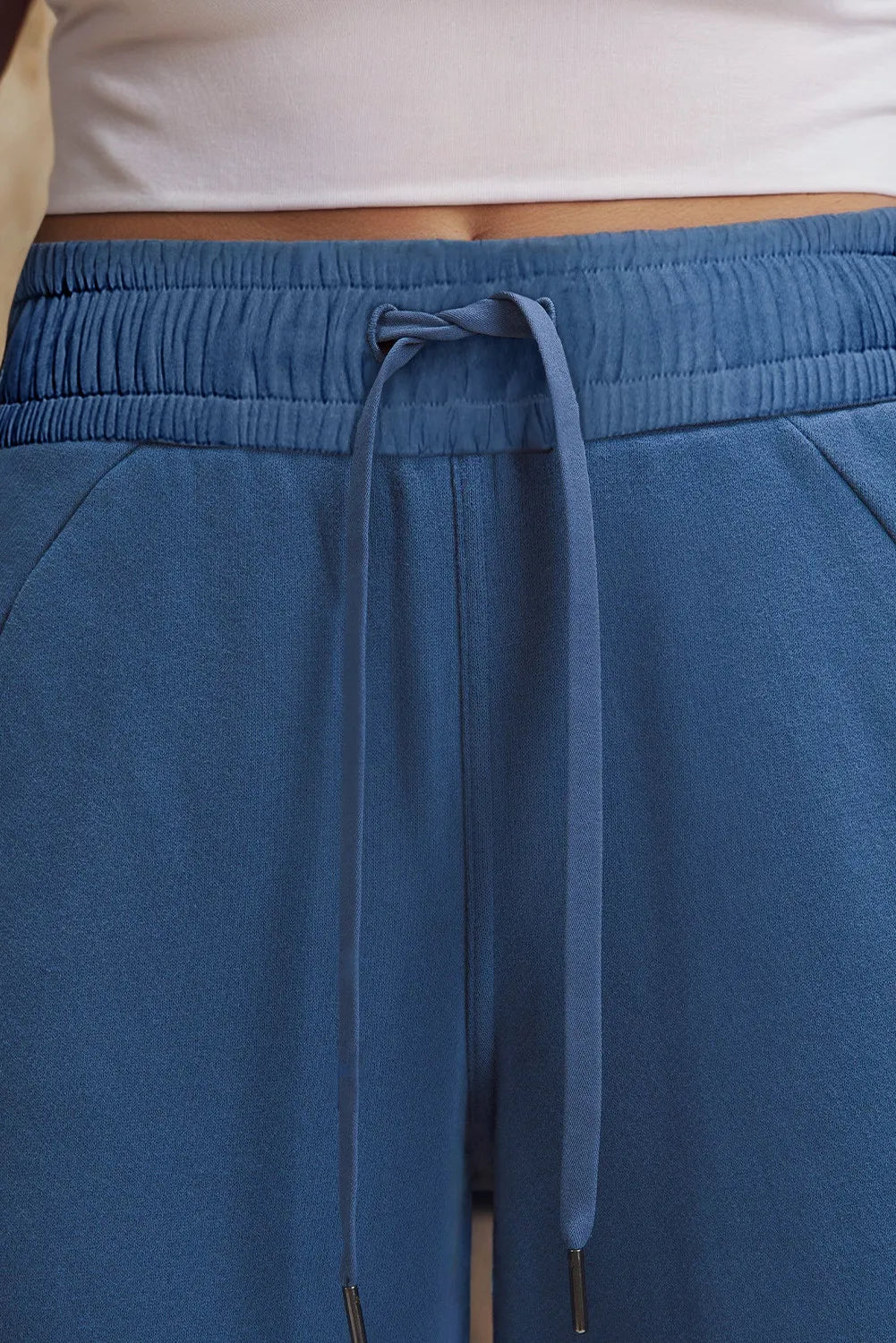 Drawstring Wide Leg Active Pants - Pahabu - Women's Clothing & Shop