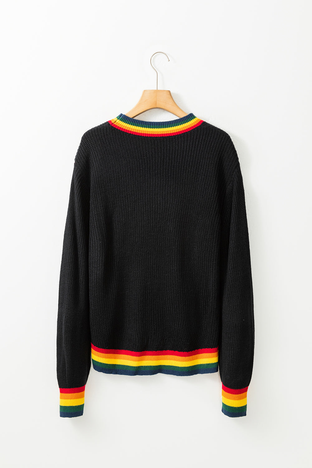 MERRY & BRIGHT Ribbed Round Neck Sweater - Pahabu - Women's Clothing & Shop