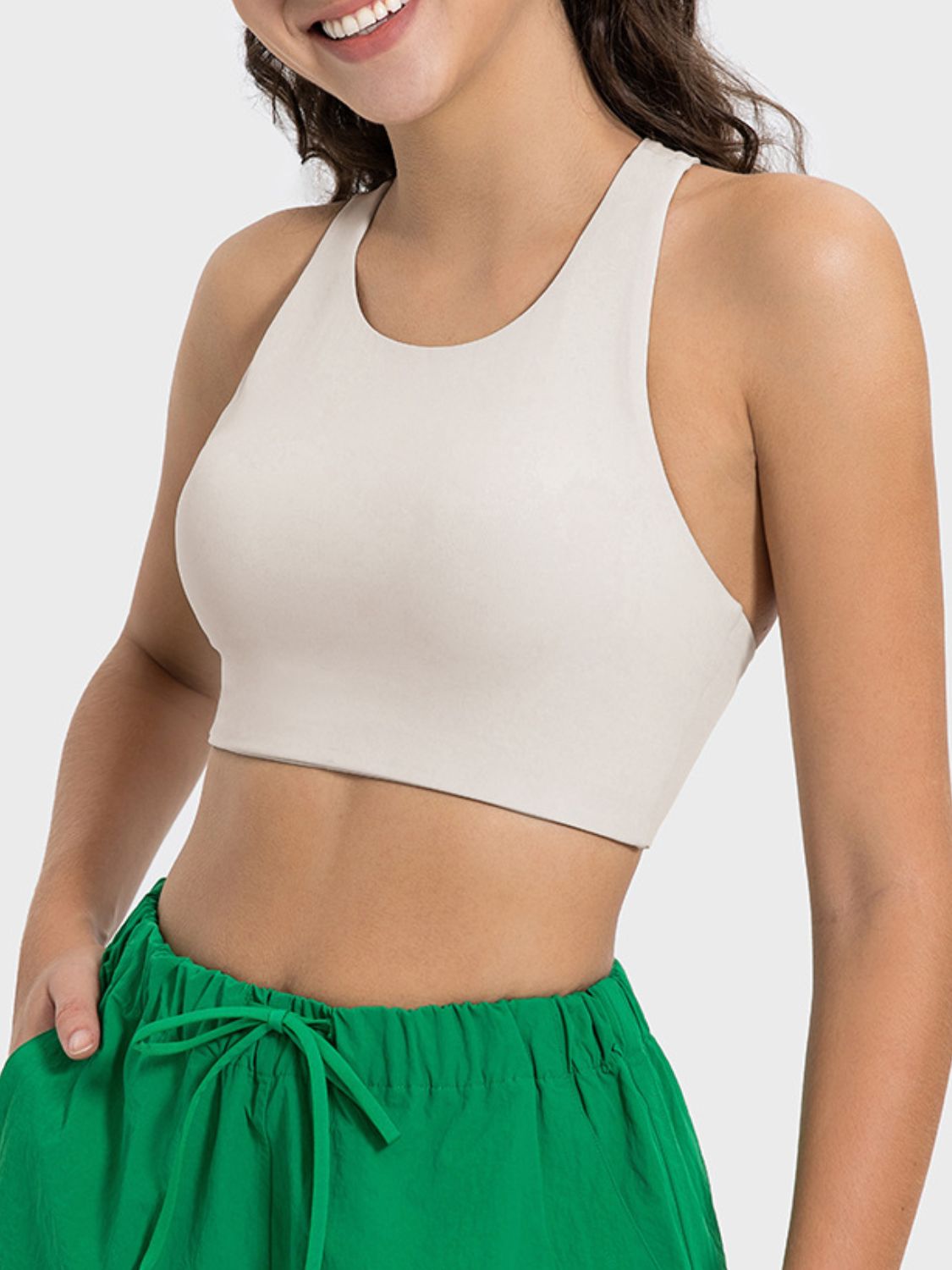 Millennia Cutout Round Neck Active Tank - Pahabu - Women's Clothing & Shop