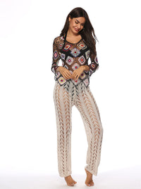 Cutout Drawstring High Waist Swim Pants - Pahabu - Women's Clothing & Shop