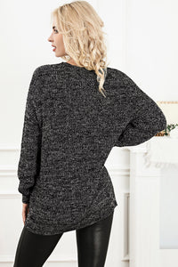 Round Neck Long Sleeve Sweater - Pahabu - Women's Clothing & Shop