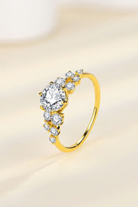 1 Carat Moissanite 925 Sterling Silver Ring - Pahabu - Women's Clothing & Shop