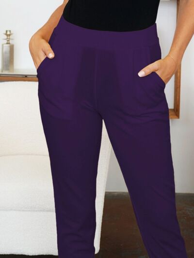 FAM-FAM Pocketed High Waist Skinny Pants - Pahabu - Women's Clothing & Shop
