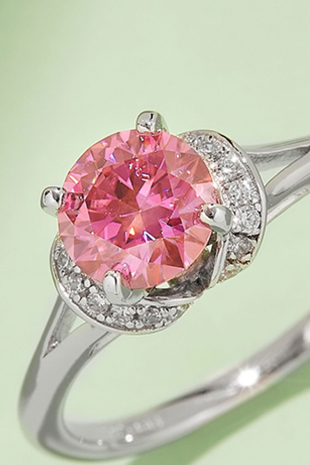 1 Carat Moissanite 4-Prong 925 Sterling Silver Ring - Pahabu - Women's Clothing & Shop