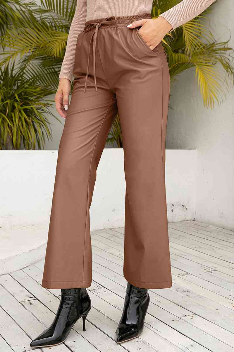 Ivy Lane Drawstring Wide Leg Long Pants - Pahabu - Women's Clothing & Shop