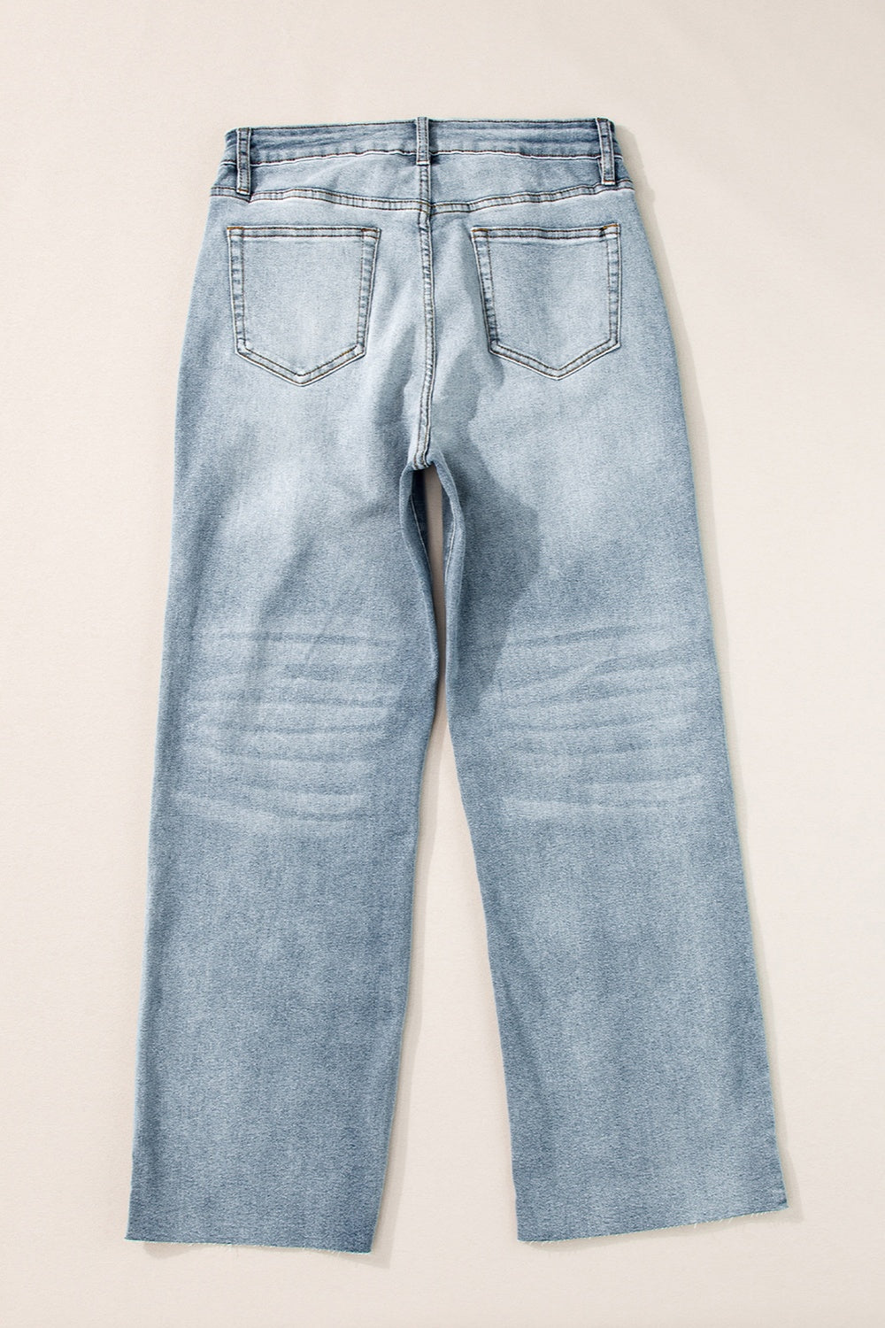High Waist Straight Jeans with Pockets - Pahabu - Women's Clothing & Shop
