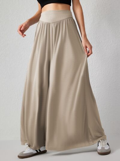 High Waist Wide Leg Pants - Pahabu - Women's Clothing & Shop