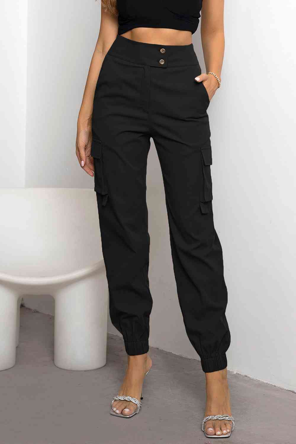 High Waist Cargo Pants - Pahabu - Women's Clothing & Shop