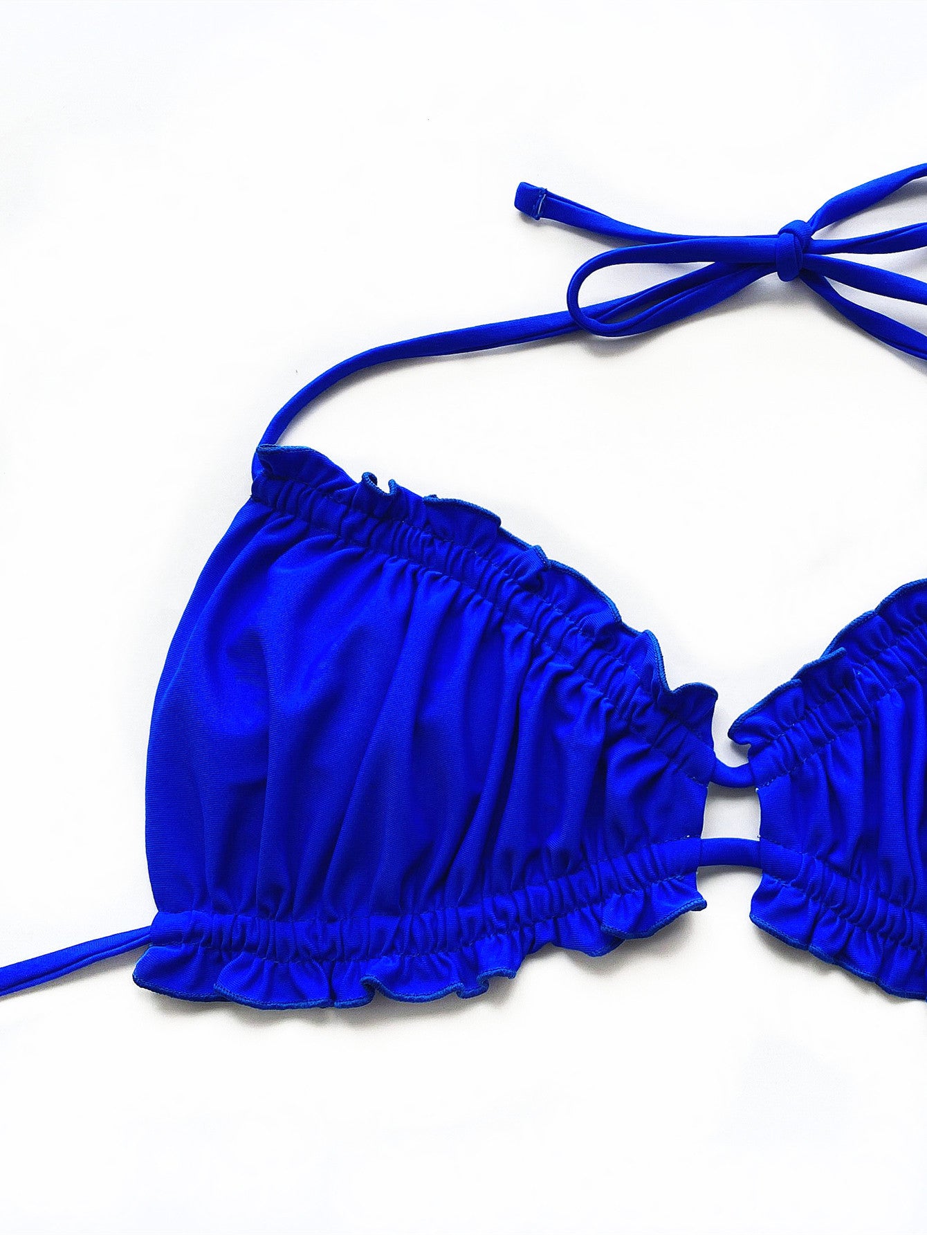 Frill Trill Halter Neck Bikini Set - Pahabu - Women's Clothing & Shop