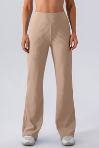 High Waist Straight Active Pants - Pahabu - Women's Clothing & Shop