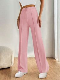 High Waist Wide Leg Pants - Pahabu - Women's Clothing & Shop