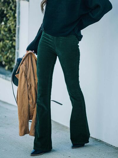 High Waist Bootcut Pants - Pahabu - Women's Clothing & Shop