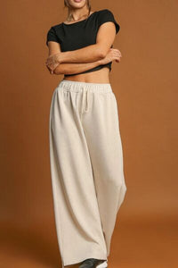 Drawstring Wide Leg Pants - Pahabu - Women's Clothing & Shop