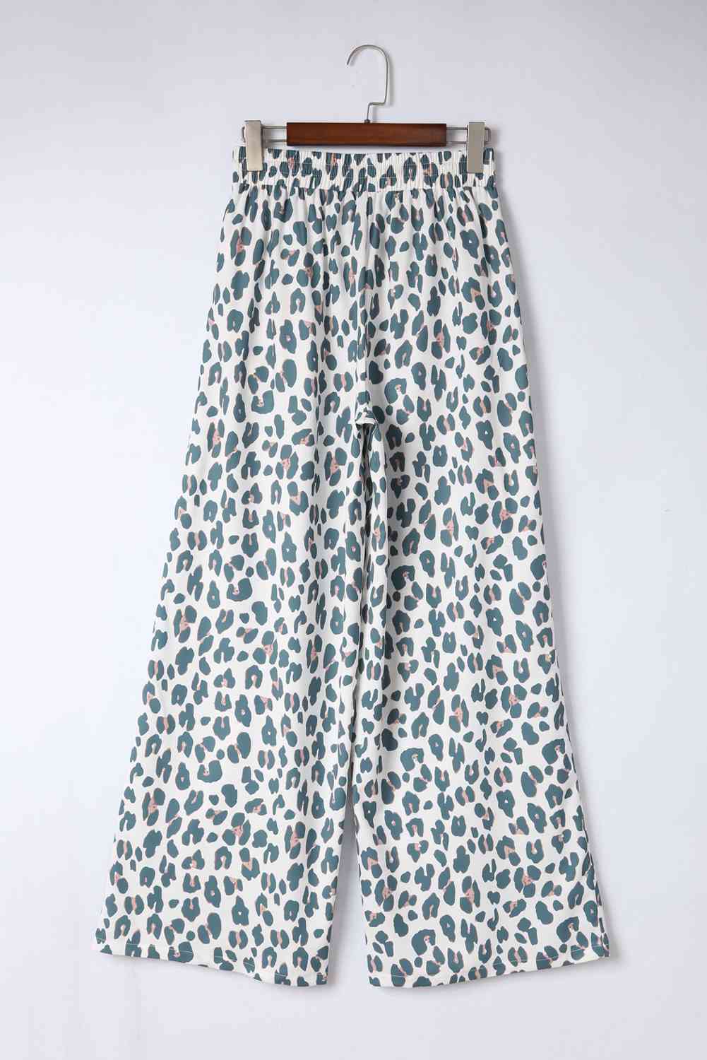 Leopard Drawstring Waist Culottes - Pahabu - Women's Clothing & Shop