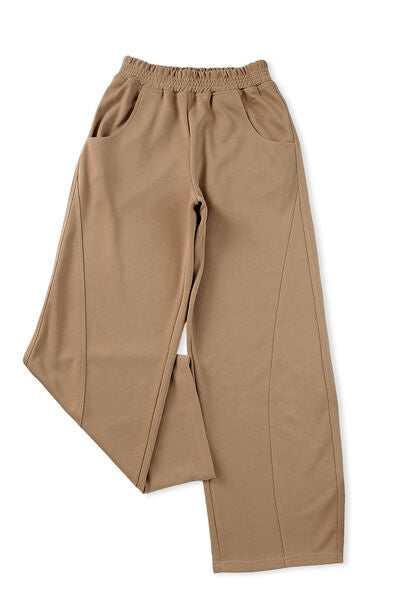 Elastic Waist Sweatpants with Pockets - Pahabu - Women's Clothing & Shop