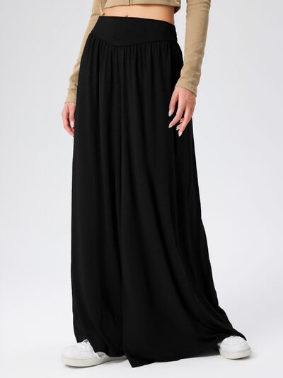 High Waist Wide Leg Pants - Pahabu - Women's Clothing & Shop