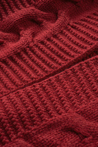 Cable-Knit Open Front Cardigan - Pahabu - Women's Clothing & Shop