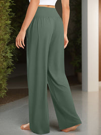 Pocketed High Waist Wide Leg Pants - Pahabu - Women's Clothing & Shop