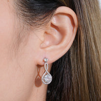1 Carat Moissanite 925 Sterling Silver Earrings - Pahabu - Women's Clothing & Shop