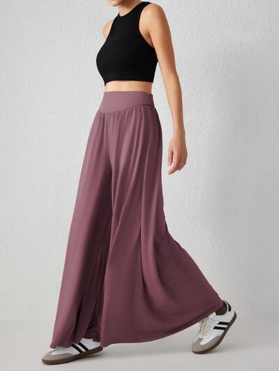 High Waist Wide Leg Pants - Pahabu - Women's Clothing & Shop