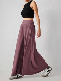 High Waist Wide Leg Pants - Pahabu - Women's Clothing & Shop