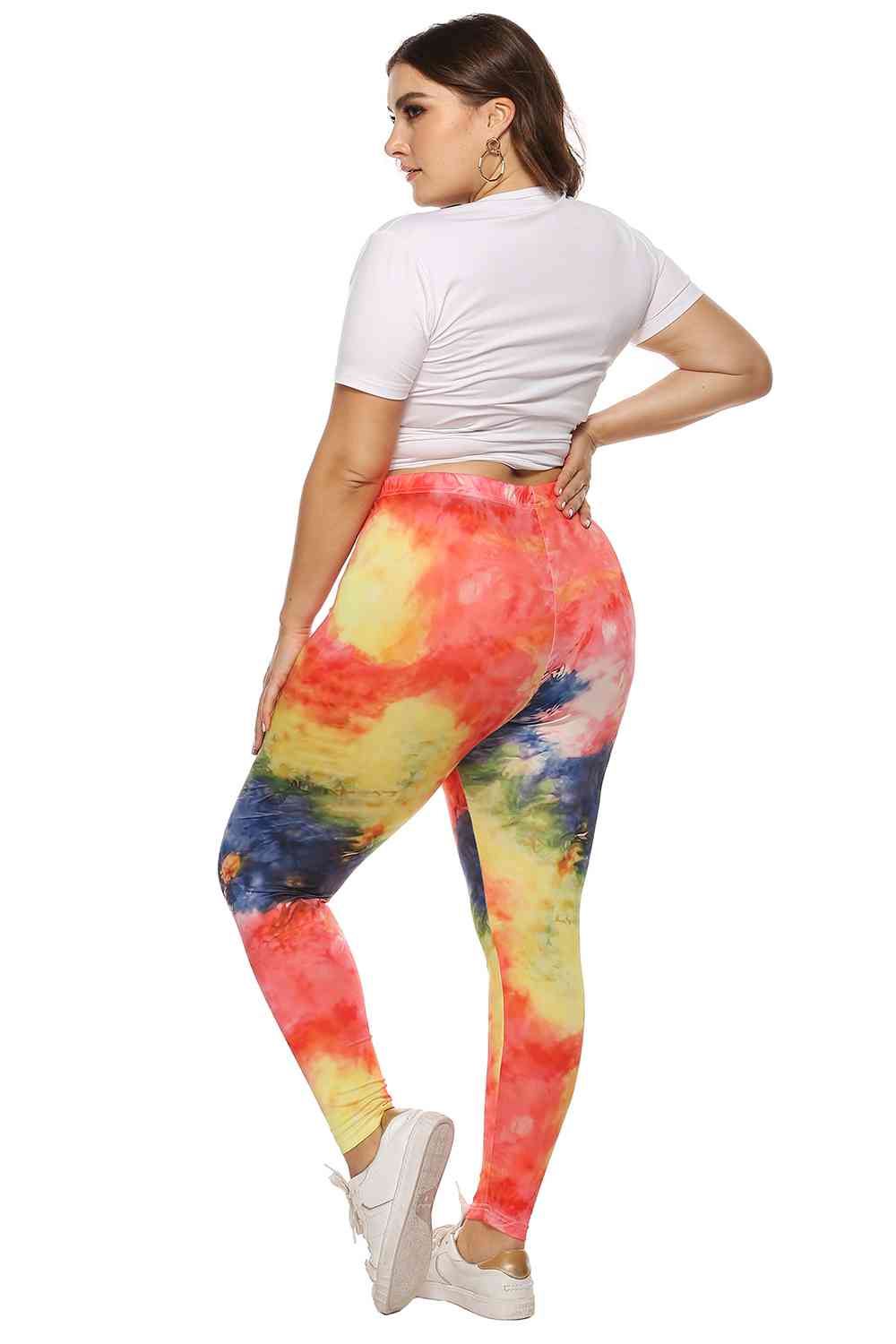 Plus Size Tie Dye Legging - Pahabu - Women's Clothing & Shop