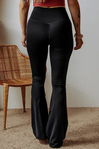 High Waist Bootcut Pants - Pahabu - Women's Clothing & Shop