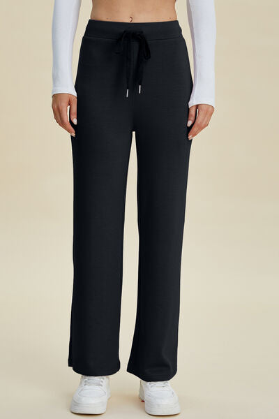 Basic Bae Full Size Air Scuba Drawstring Wide Leg Pants - Pahabu - Women's Clothing & Shop