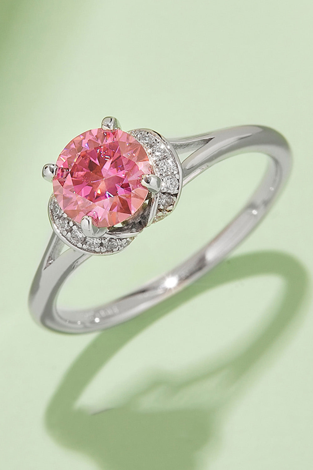 1 Carat Moissanite 4-Prong 925 Sterling Silver Ring - Pahabu - Women's Clothing & Shop
