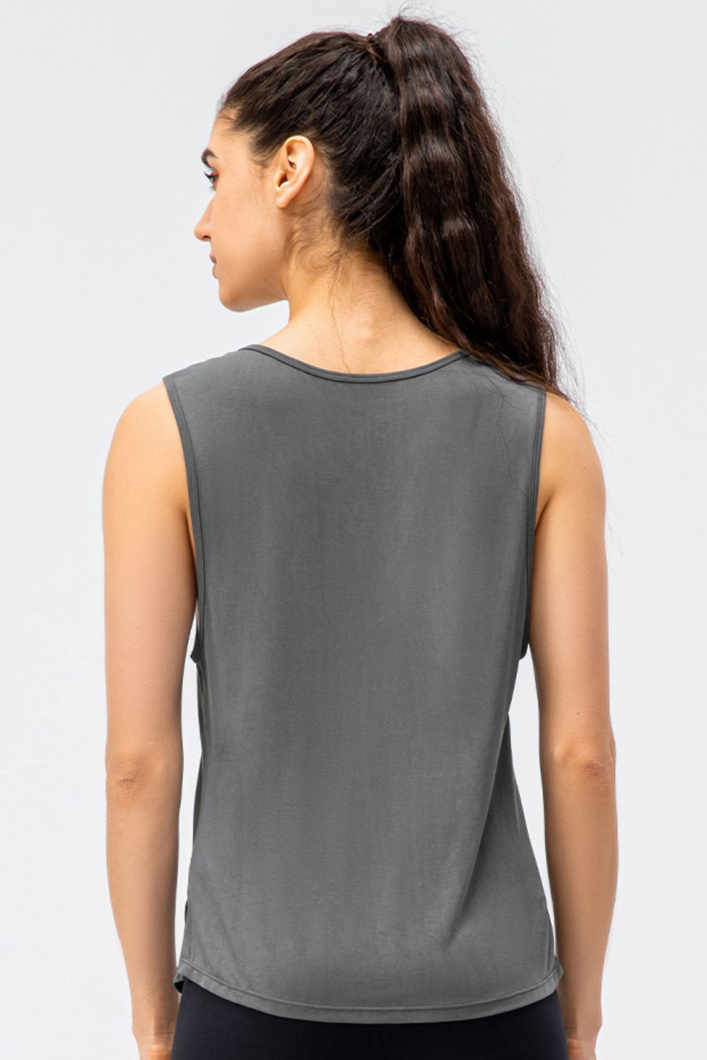 Cutout Reversible Active Tank - Pahabu - Women's Clothing & Shop