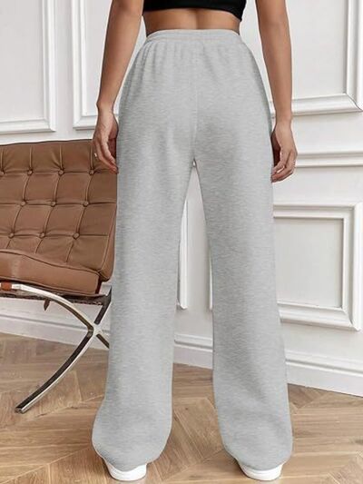 Drawstring Wide Leg Pants with Pockets - Pahabu - Women's Clothing & Shop