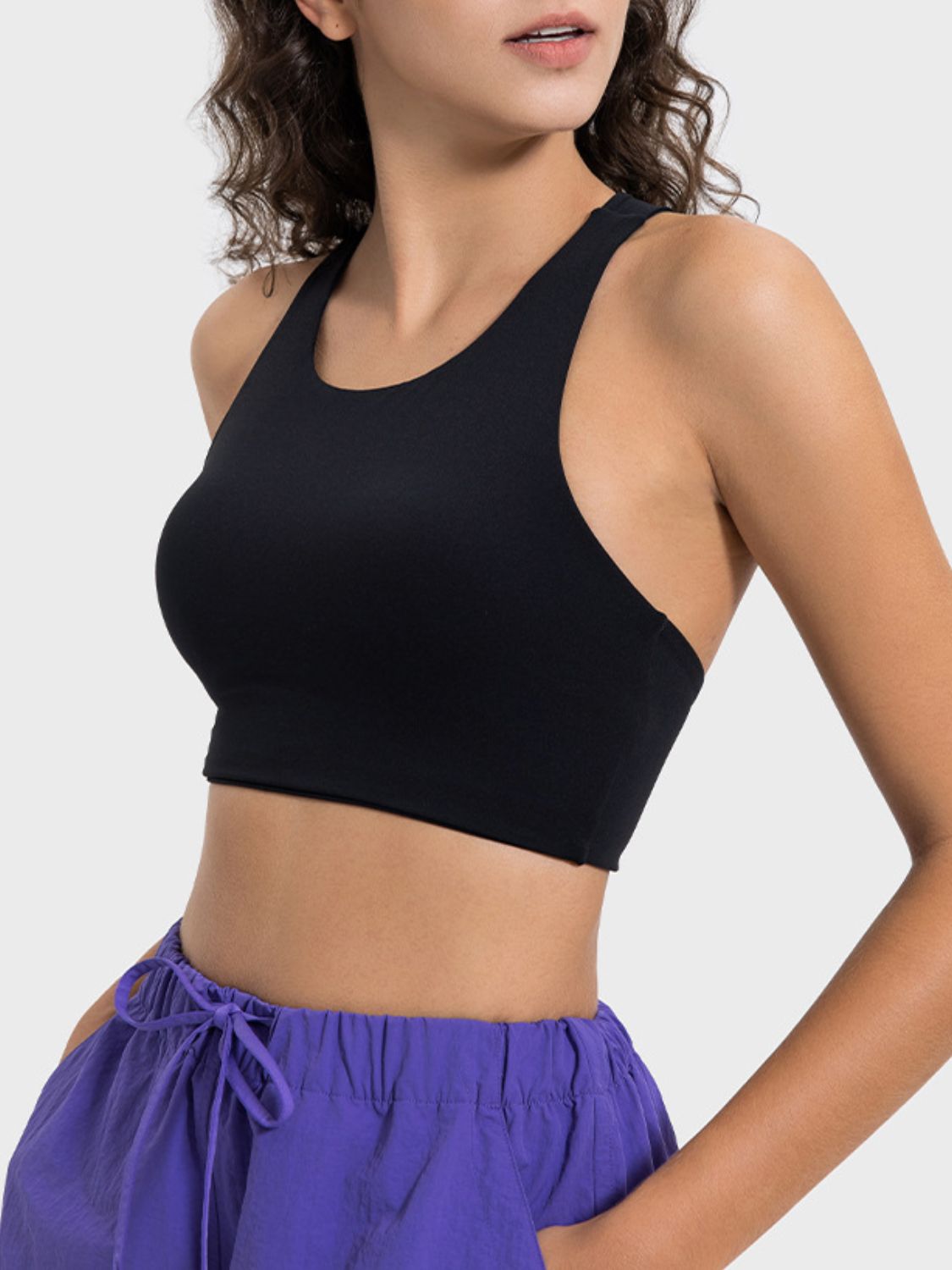 Millennia Cutout Round Neck Active Tank - Pahabu - Women's Clothing & Shop