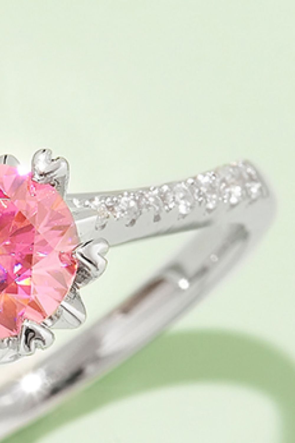 1 Carat Moissanite 925 Sterling Silver Ring - Pahabu - Women's Clothing & Shop