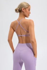 Crisscross Spaghetti Strap Active Cami - Pahabu - Women's Clothing & Shop