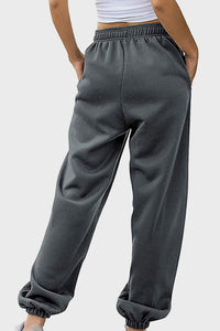 Elastic Waist Joggers with Pockets - Pahabu - Women's Clothing & Shop