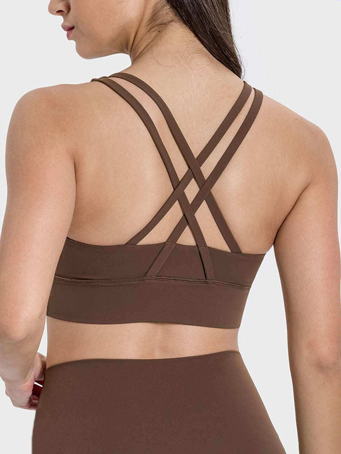 Millennia Crisscross Scoop Neck Active Tank - Pahabu - Women's Clothing & Shop