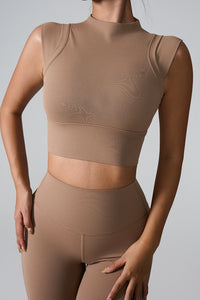 Mock Neck Active Tank - Pahabu - Women's Clothing & Shop