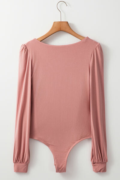 V-Neck Long Sleeve Bodysuit - Pahabu - Women's Clothing & Shop