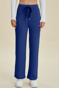 Basic Bae Full Size Air Scuba Drawstring Wide Leg Pants - Pahabu - Women's Clothing & Shop