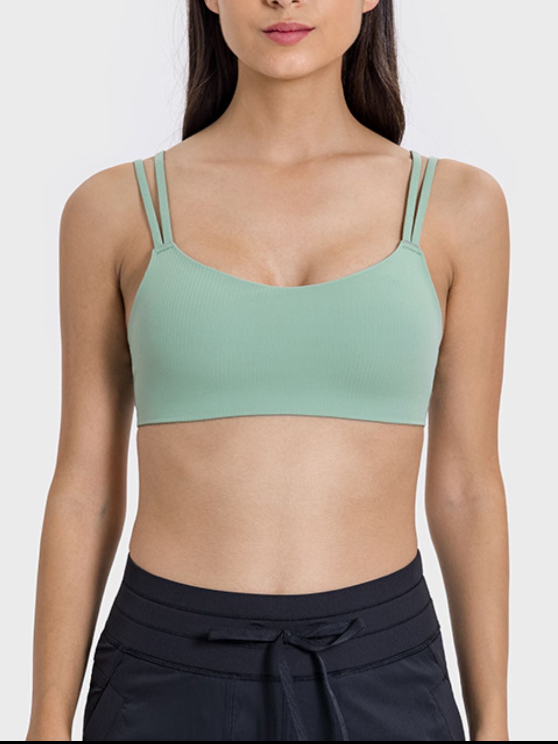Millennia Scoop Neck Double Strap Active Cami - Pahabu - Women's Clothing & Shop
