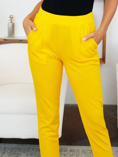 FAM-FAM Pocketed High Waist Skinny Pants - Pahabu - Women's Clothing & Shop