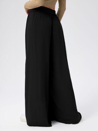 High Waist Wide Leg Pants - Pahabu - Women's Clothing & Shop