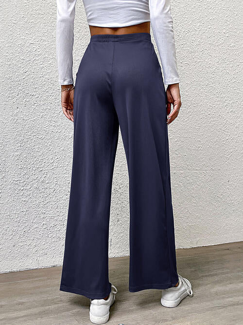 Perfee High Waist Straight Pants - Pahabu - Women's Clothing & Shop