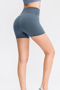 Wide Waistband Sports Shorts - Pahabu - Women's Clothing & Shop