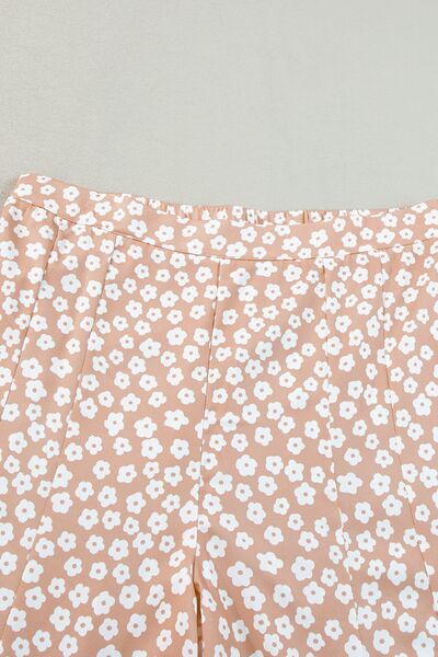 Floral Wide Leg Pants - Pahabu - Women's Clothing & Shop