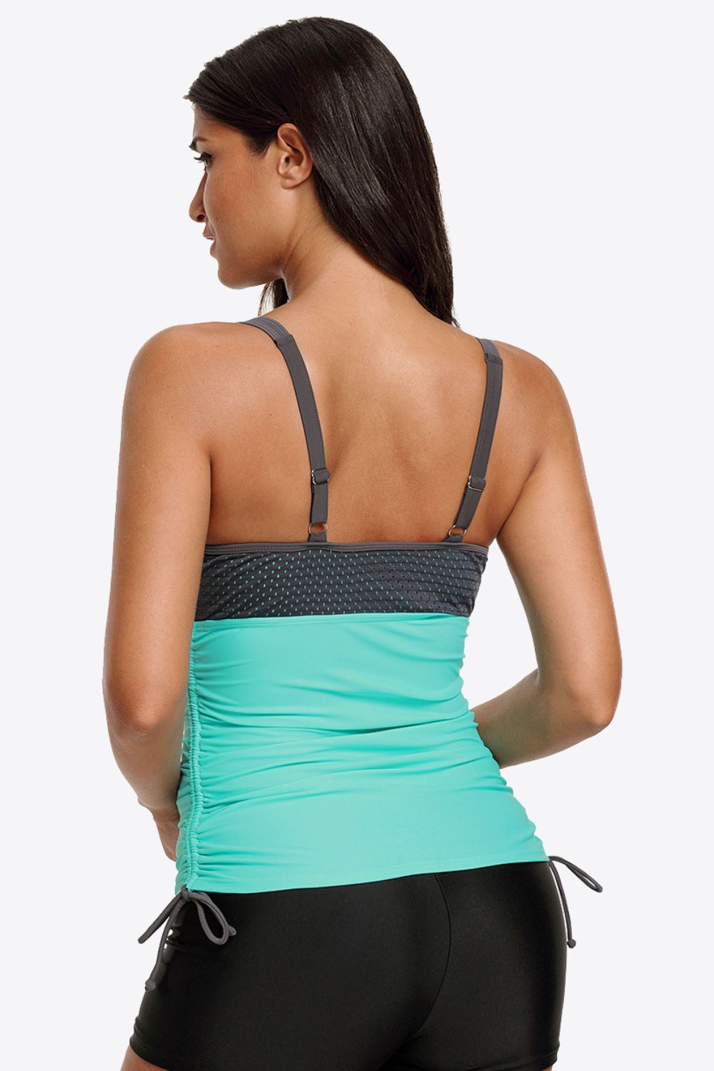 Contrast Sweetheart Neck Swim Cami - Pahabu - Women's Clothing & Shop