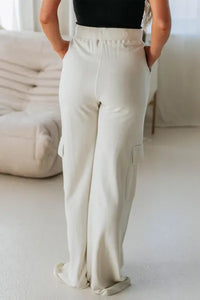 Drawstring High Waist Pants with Pockets - Pahabu - Women's Clothing & Shop