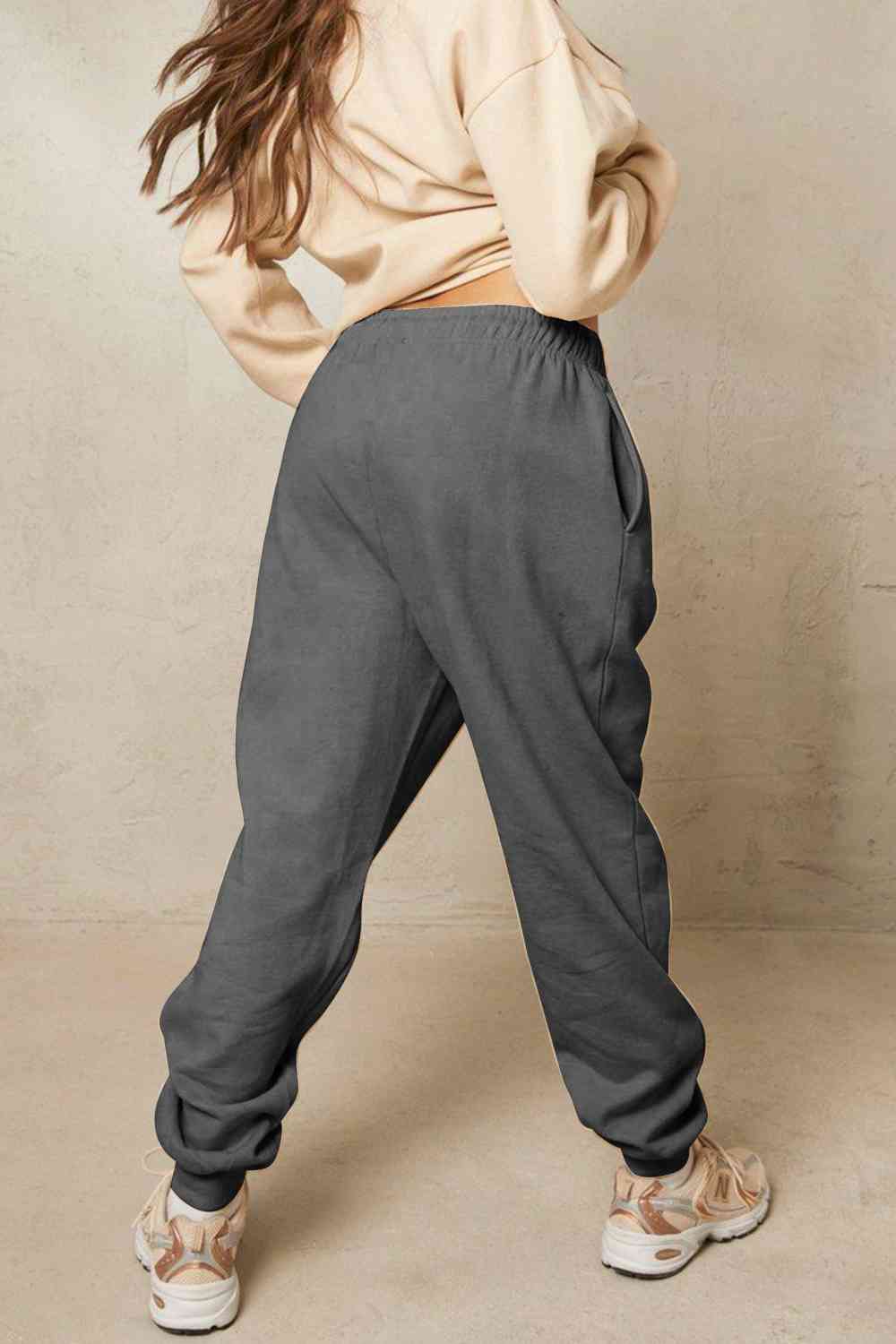 Simply Love Simply Love Full Size Drawstring Angel Graphic Long Sweatpants - Pahabu - Women's Clothing & Shop