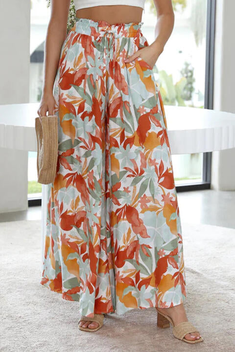 Tied Wide Leg Pants - Pahabu - Women's Clothing & Shop